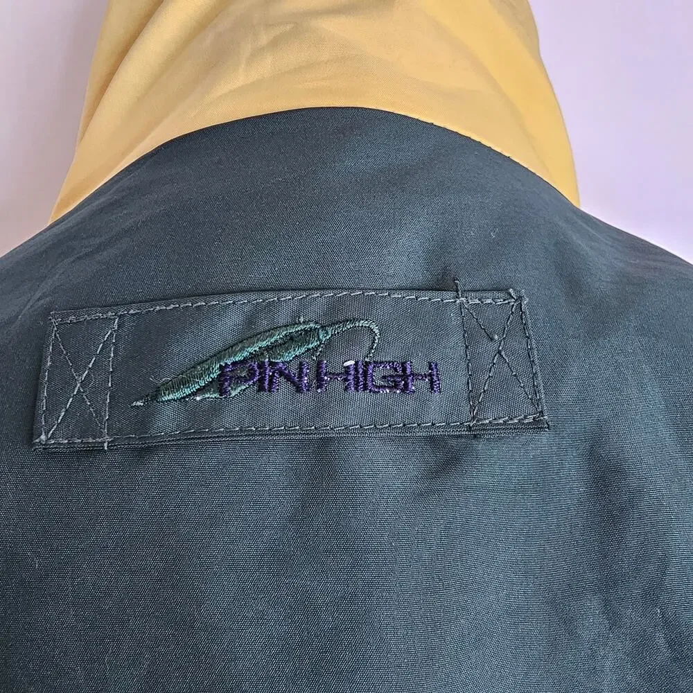 Vintage Pin High Old‎ Money Men's L Golf Windbreaker 90s Mint